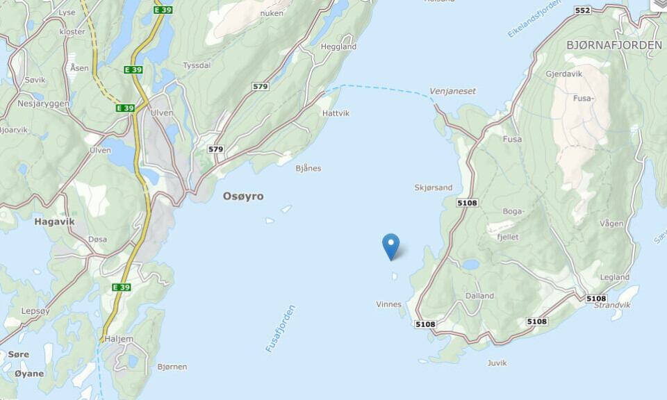 Skåtholmen utanfor Vinnes