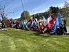 8. mai Minneparken, flaggborg