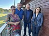 Det nye gamle, eller gamle nye, styret består av Helga Kollen (f.v.), Geir Garmannslund, Hildebjørg Åsvang